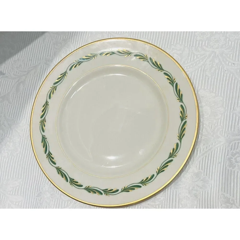 Franciscan Pottery Fine China Arcadia Green Salad & Bread Plate 8.5” & 6.5”‎ Vtg